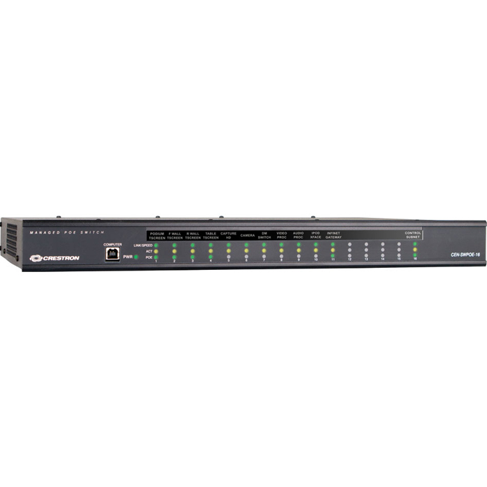Crestron˼ CEN-SWPOE-16 16ڿ̫W(wng)POEC